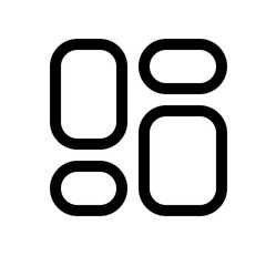 composition line style, perfect for user interface projects