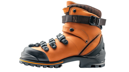 Stylish and functional mountaineering boot designed for challenging alpine adventures and tough terrains in cold weather conditions