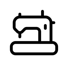 sewing machine line style, perfect for user interface projects