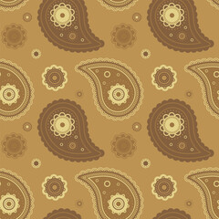 Fototapeta premium Fashionable drawn, henna seasonal. Eco boho draw shirt. Petal swatch, damask artwork.