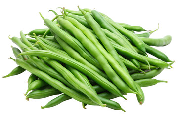 Green beans isolated on transparent background png
