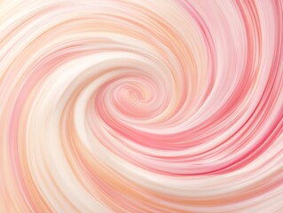 Obraz premium soft pastel swirl pink ivory gradient