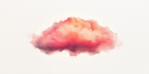 Fototapeta premium pastel watercolor cloud soft glowing background