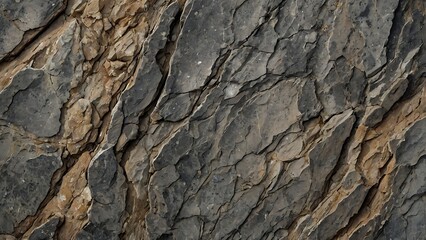 Extreme close-up of weathered stone surface, capturing its raw and rugged texture
