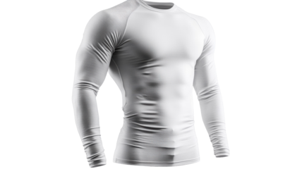 High-performance long sleeve athletic shirt designed for training and outdoor activities