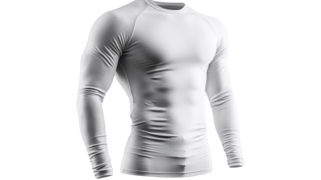 High-performance long sleeve athletic shirt designed for training and outdoor activities