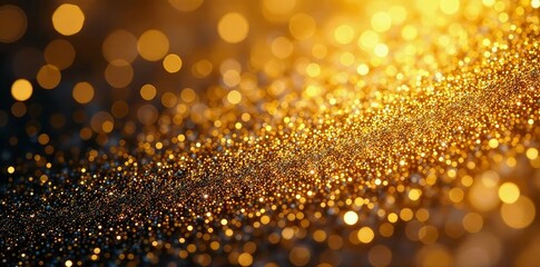 Elegant gold glitter texture with shimmering sparkles, gold, texture