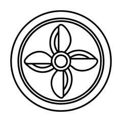 Fan Icon Vector Illustration