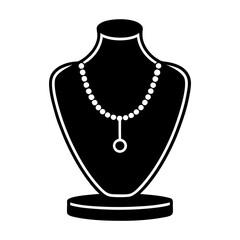 Jewelry Display Icon Vector Illustration