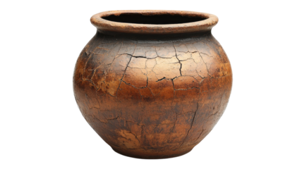 Traditional clay pot showcasing intricate craftsmanship and age-old artistry from rural communities
