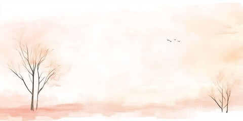 ivory blush mist soft warm serene background