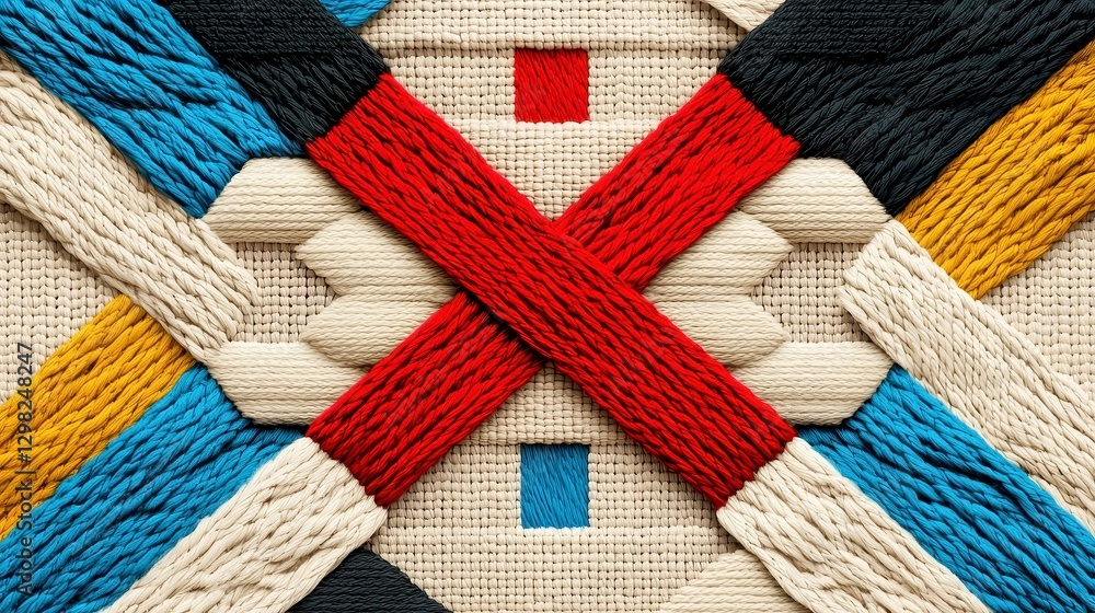 Poster filipino banig woven mat texture, seamless background design featuring intricate patterns, ideal for