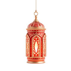 Islamic Ramadan Lantern with Warm Glow 