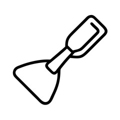 Putty Knife Vector Icon 