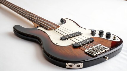 Obraz premium Sunburst Electric Bass Guitar