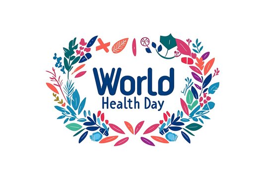 Innovative April 7 World Health Day Logo with Clean Wellness Focus