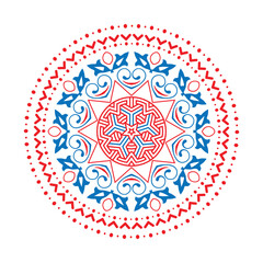 ornamental round mandala 
