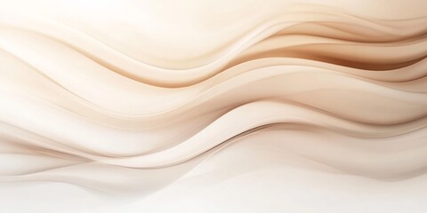 Obraz premium warm taupe ivory gradient soft background