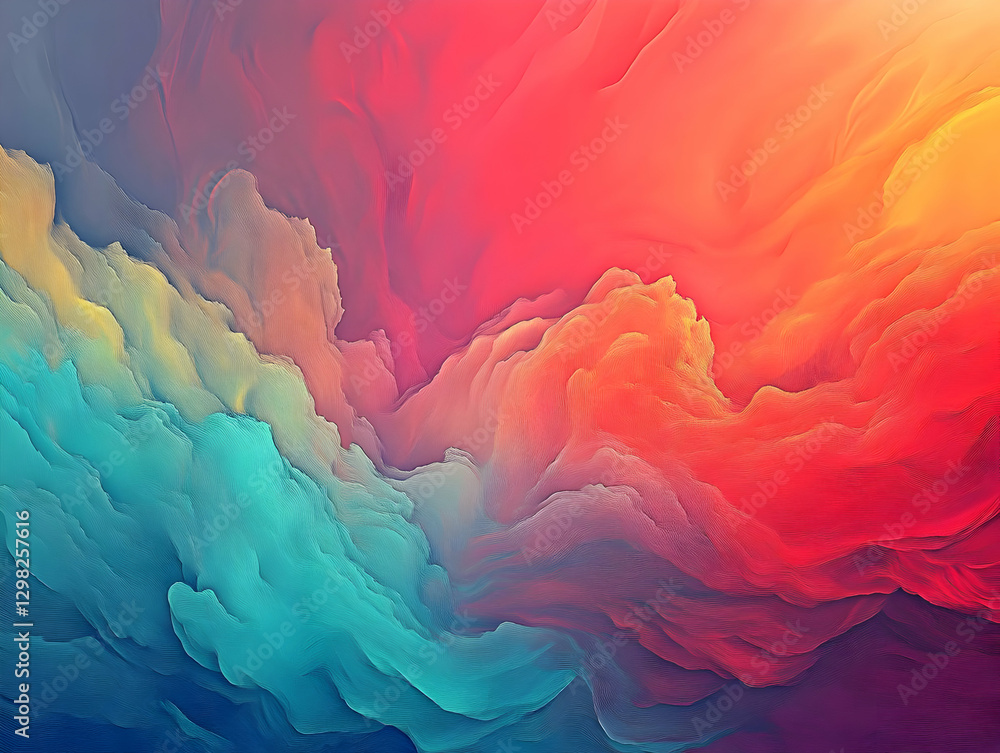 Poster abstract colorful wave background image