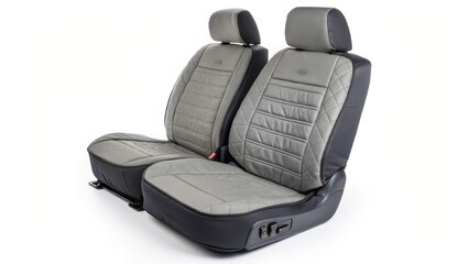 Obraz premium Gray and Black Car Seat Covers