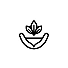 Fototapeta premium Hands nurturing plant growth