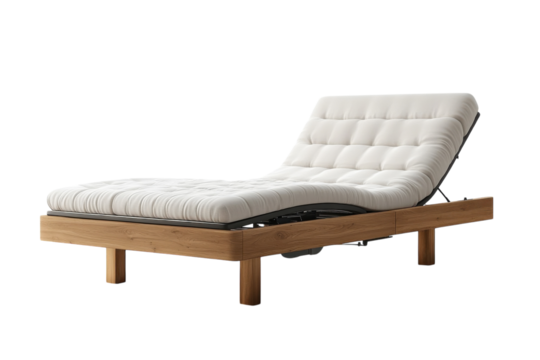 Stylish adjustable lounge chair for relaxation in modern home or outdoor setting