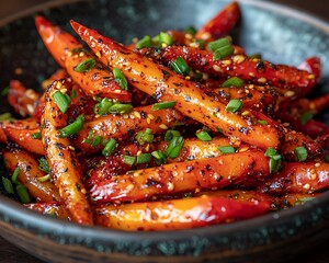 Spicy Peppers in Bowl