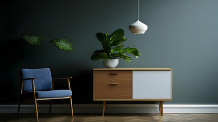 Mid Century Modern 3D Illustration