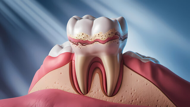 A Human Tooth With Various Non-carious Lesions Including Abrasion, Erosion, and Abfraction