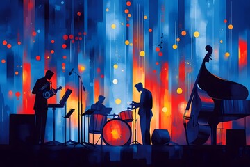Fototapeta premium Creative vitality in music studios