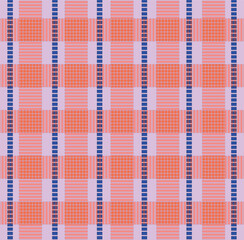 Tartan and plaid pattern in color design. Plaid or tartan repeating pattern in perfect alignment. Unique color pattern background for prints and web