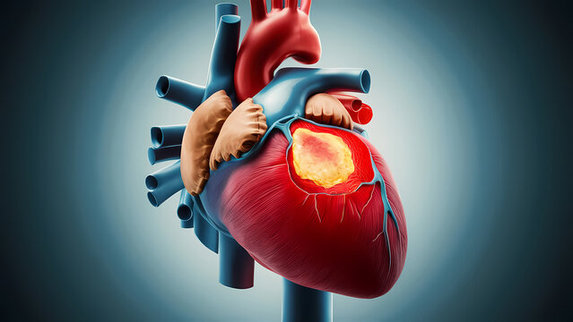 A Human Heart Showcases a Sinus of Valsalva Aneurysm Highlight the Aortic Root