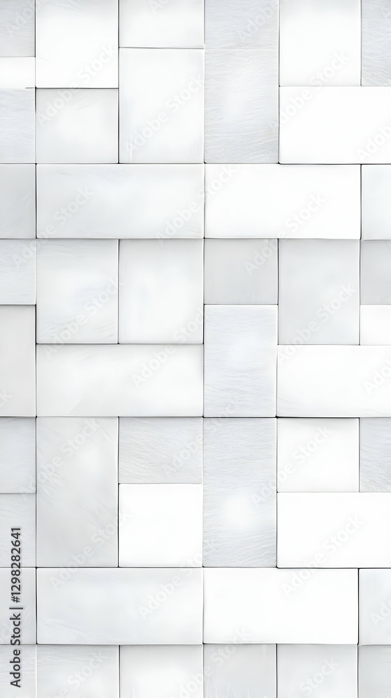 Poster white block abstract background image