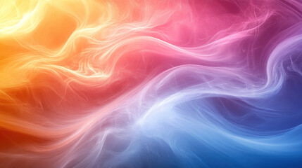 Obraz premium Colorful abstract smoke swirls