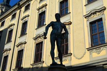 View on Wroclaw Old Town. Poland 