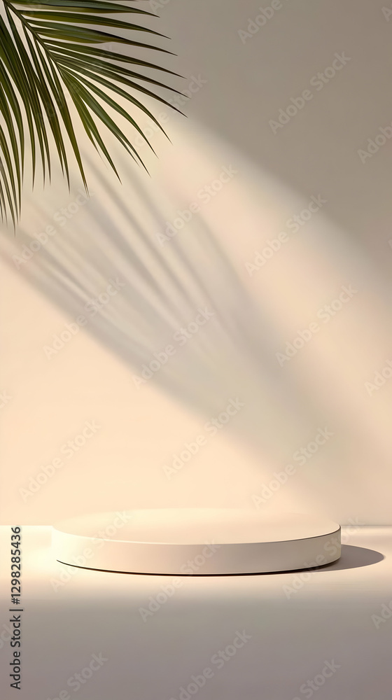 Poster minimalist 3d product display background