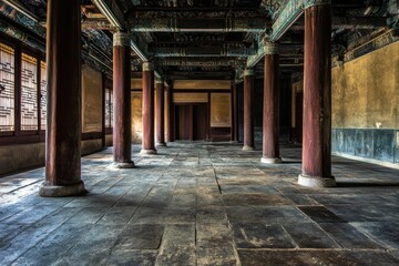 Changdeokgung Palace. Traditional Korean Architecture in Old Seoul