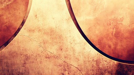 Abstract Grunge Metal Texture Background with Circular Shapes