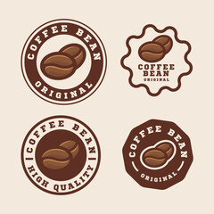 Coffee Bean logo set