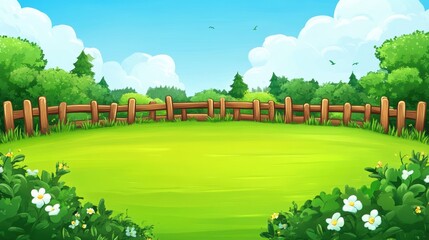Cartoon Nature Scenery