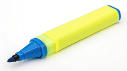 Blue and Yellow Marker Pen