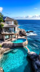 Oceanfront Villa with Infinity Pool