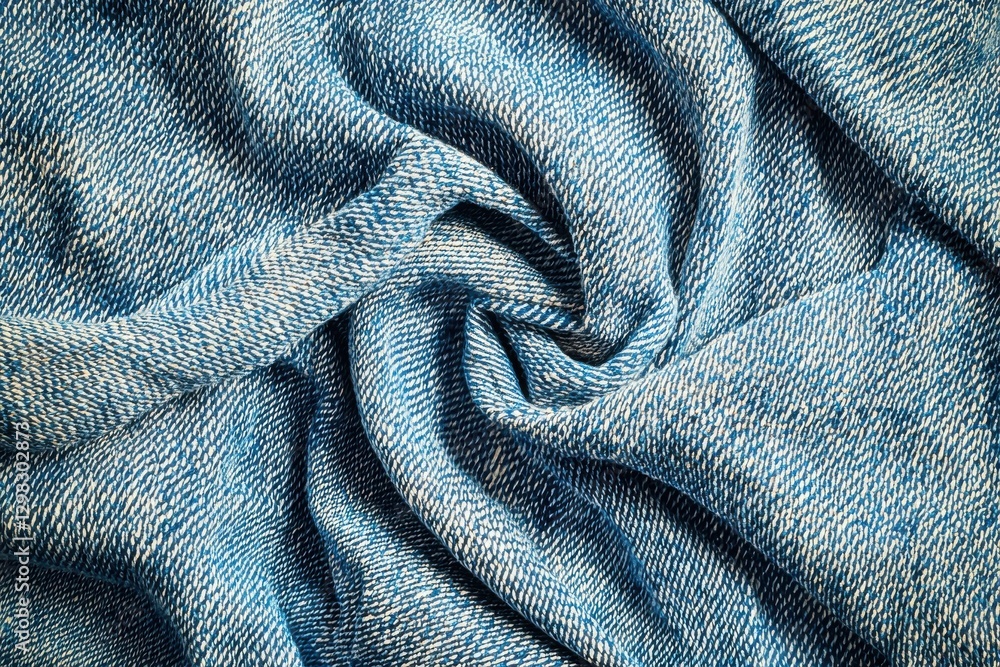 Poster close-up shot of an abstract texture with delicate folds and intricate patterns, a harmonious blend 