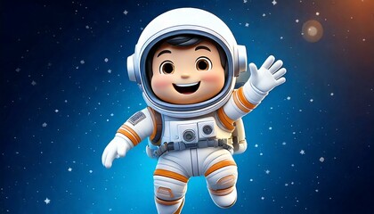 astronaut cartoon character