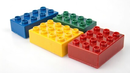 Colorful Plastic Building Blocks