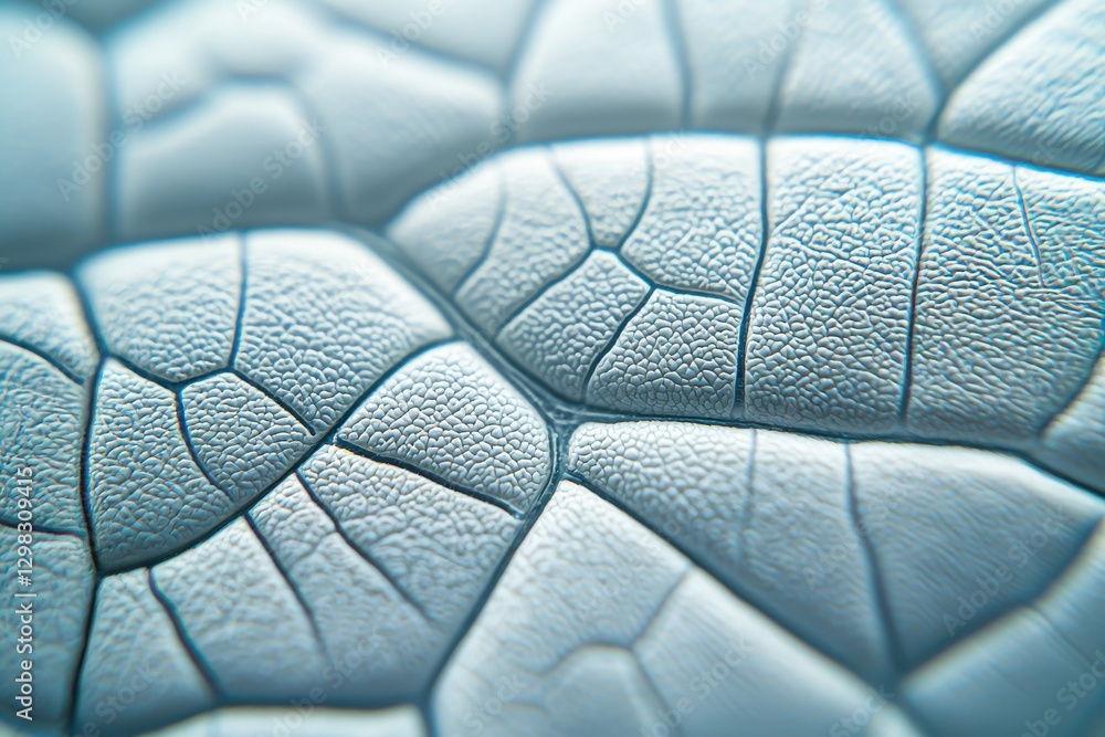 Poster an abstract close-up of a textured surface with organic, interconnected shapes, creating a modern, c