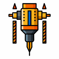 Drill Bits icon in a modern vector style