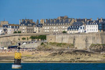 Bulwark and patrician houses of Saint Malo, Brittany, France