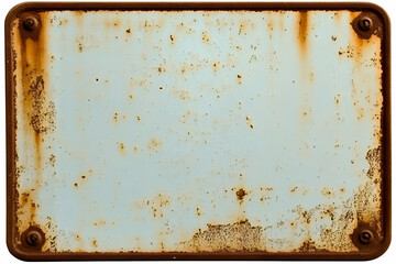 Rusty Metal Plate Background Texture