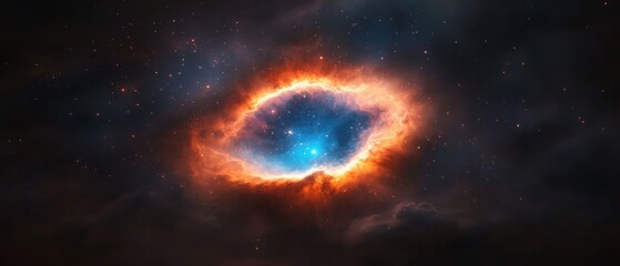 Naklejka premium Eye of the Universe Nebula Stock Photo